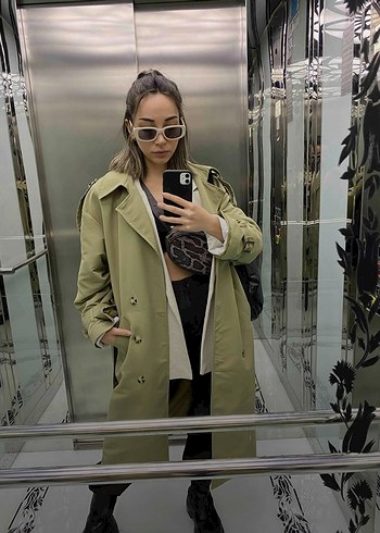 38 Beden haki Renk haki Trendyolmila trençkot