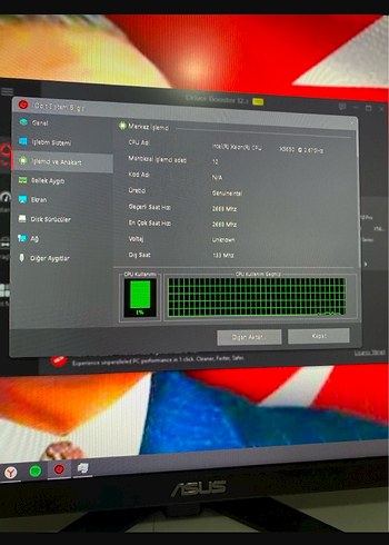 Siyah ASUS Monitör ve Klavye (acil satılık) - Görsel 10