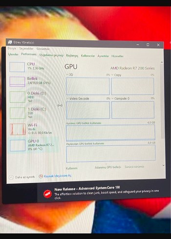 Siyah ASUS Monitör ve Klavye (acil satılık) - Görsel 14