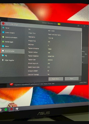 Siyah ASUS Monitör ve Klavye (acil satılık) - Görsel 12