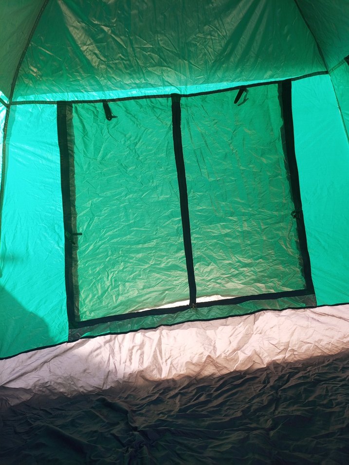 5 Kişilik koyu yeşil kamp çadırı - Görsel 2