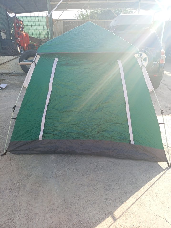 5 Kişilik koyu yeşil kamp çadırı - Görsel 4