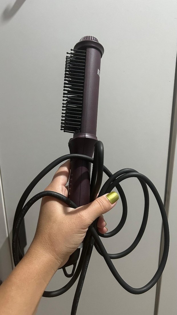 Fakir Ionic Saç Düzleştirici Fırça Mor Sıfır - Görsel 5