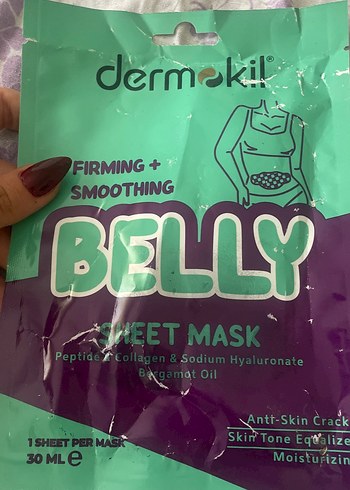 Dermokil Karın Sıkılaştırıcı ve Düzleştirici Maske 30 ml