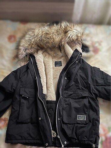 Bershka siyah mont