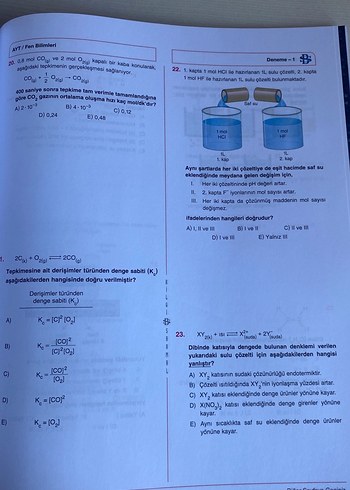  5 AyT + 1 TYT Sayısal Deneme Kitabı