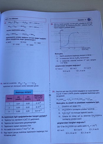  Beden Renk 5 AyT + 1 TYT Sayısal Deneme Kitabı