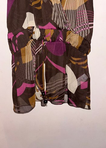 Mor V Yaka Salaş Bikini Üstü - Görsel 3