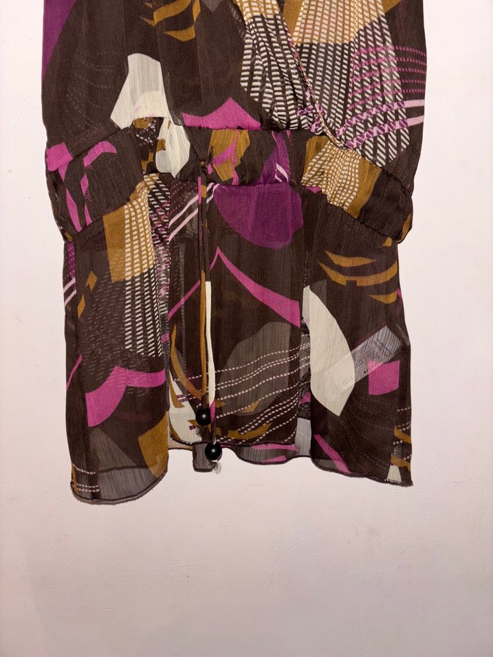 Mor V Yaka Salaş Bikini Üstü - Görsel 3