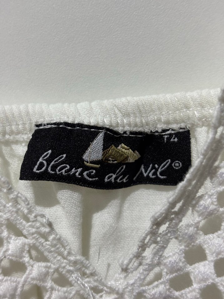 Dantel Detaylı Bohem Uzun Keten Elbise - Görsel 5