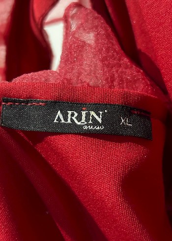 Kırmızı Fırfırlı Uzun Askılı Kadın Elbise - Görsel 7