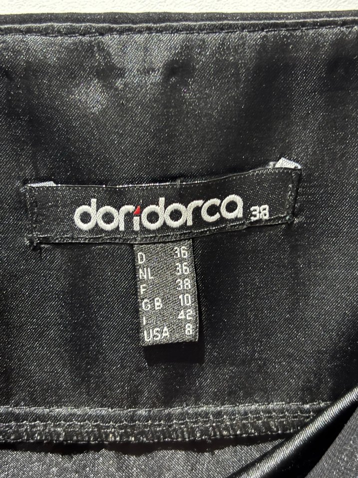 Siyah Strappy Drapeli Midi Abiye Elbise - Görsel 5