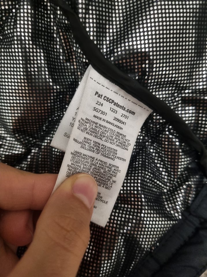 Orijinal Columbia Siyah Kapüşonlu Erkek Çocuk mont 14 yaş s bede - Görsel 5