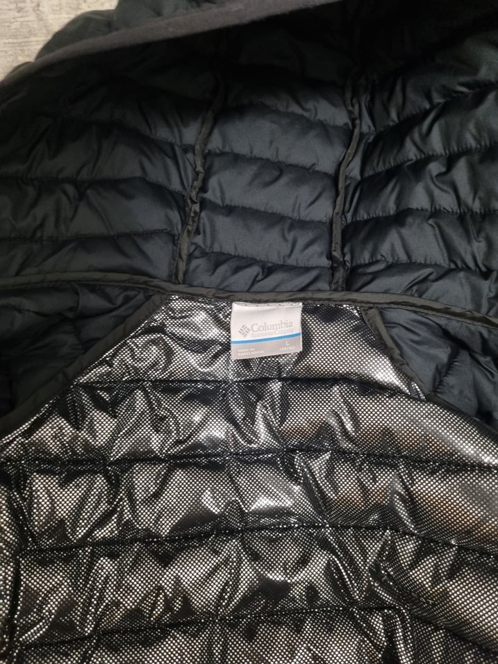 Orijinal Columbia Siyah Kapüşonlu Erkek Çocuk mont 14 yaş s bede - Görsel 4