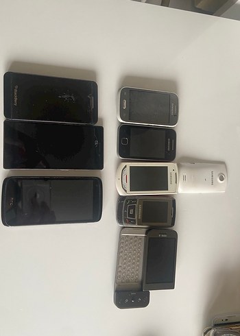 Çeşitli Android ve Tuşlu Telefon Seti