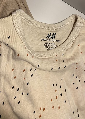 Uzun Kollu Bebek Body - Bej ve Krem - Görsel 2