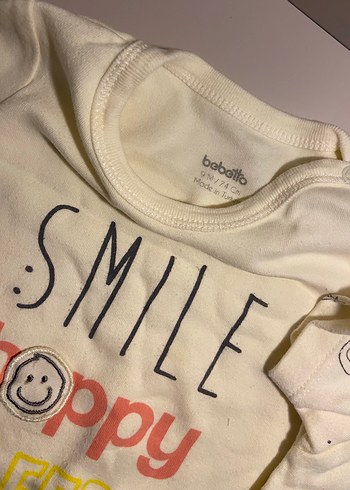 Renkli Baskılı Bebek Kısa Kollu Zıbın - Görsel 2