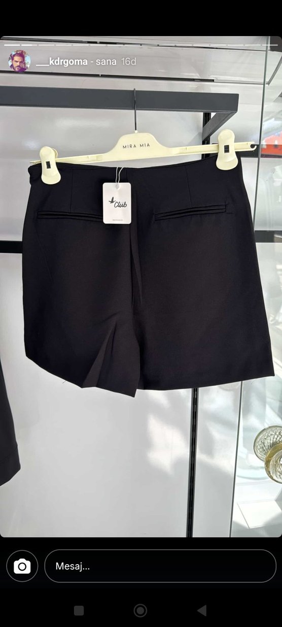 orjinal Beymen marka Siyah Mini Spor Etek - Görsel 2