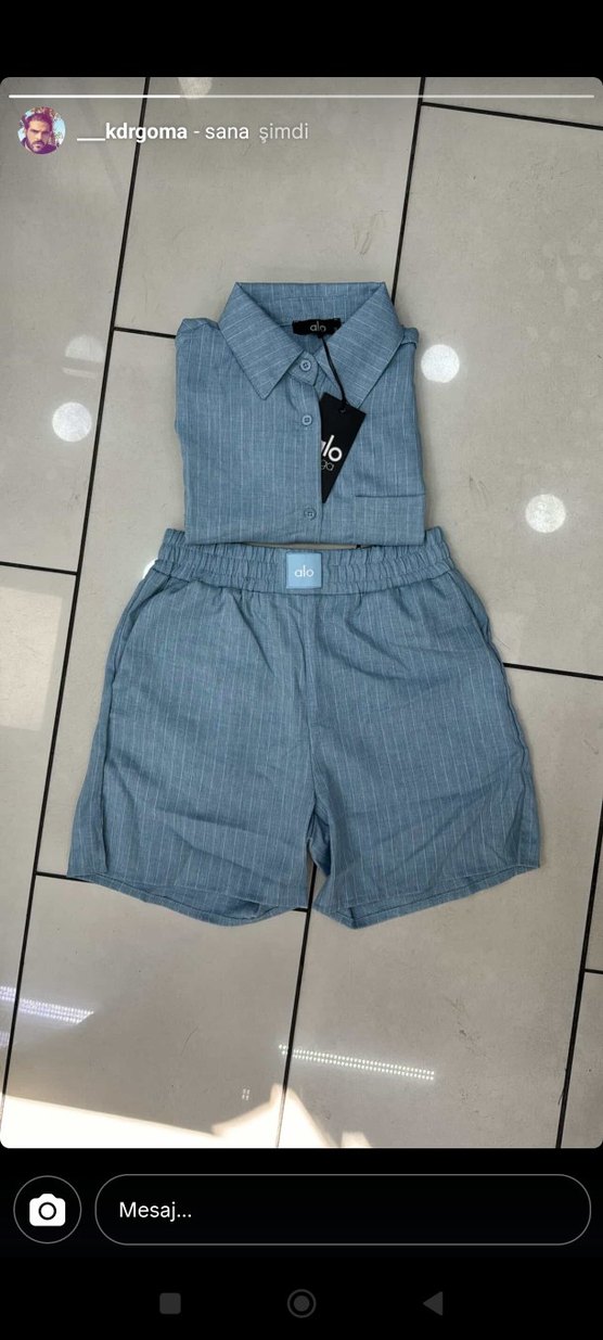 Mavi Regular Fit Kısa Gömlek - Görsel 4