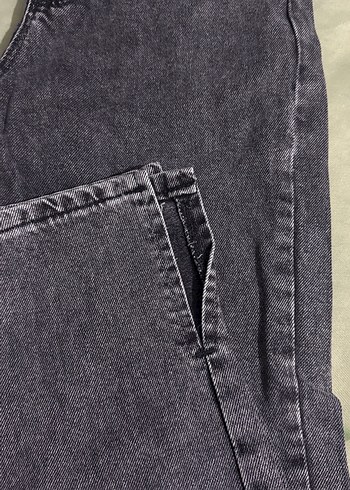 Diğer Gri Regular Fit Kadın Denim Pantolon