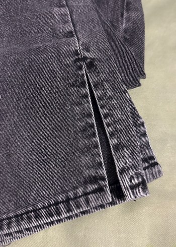 30 Beden gri Renk Gri Regular Fit Kadın Denim Pantolon