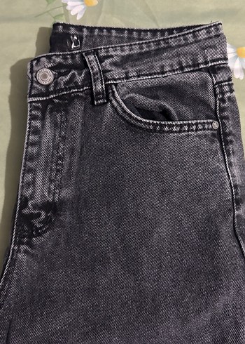 30 Beden Gri Regular Fit Kadın Denim Pantolon