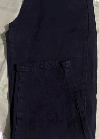 Diğer Siyah Midi Boy Kadın Kot Pantolon