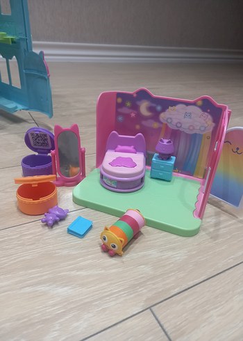 Gabby dollhouse kedi hayal eviYatak odası