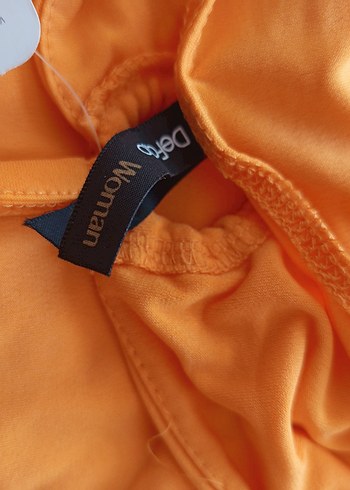 Turuncu bağlamalı çıtçıtlı atlet - Görsel 2