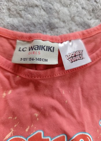 Kız Çocuk Pembe Fırfırlı Askısız Tişört - Görsel 3