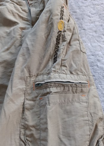 Bej Keten Erkek Midi Şort - Görsel 2