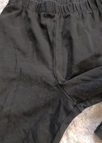 Dantelli Siyah Kız Tayt - Görsel 3