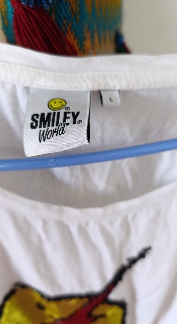 Beyaz Rock Punk Payetli Tişörtü - Görsel 2