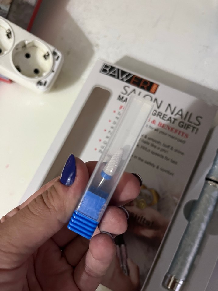 Şarjlı Gri Salon Tırnak Bakım Cihazı - Görsel 4