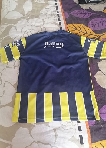 Sarı-Lacivert Çizgili Erkek Spor Forması - Görsel 2