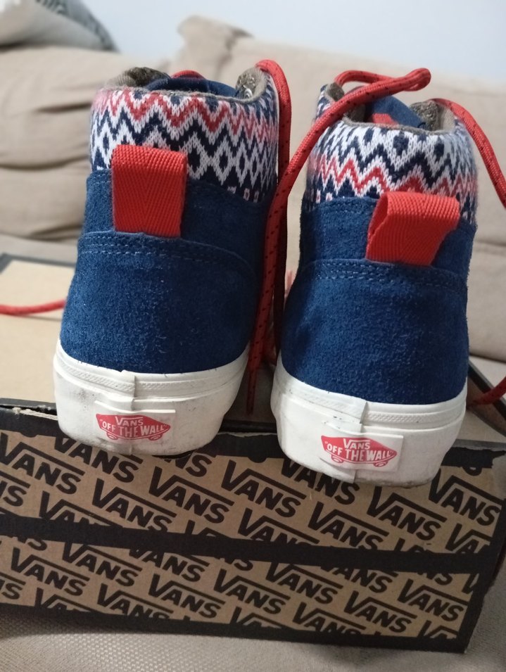 Vans Mavi Renkli Street Wear Spor Ayakkabı - Görsel 4
