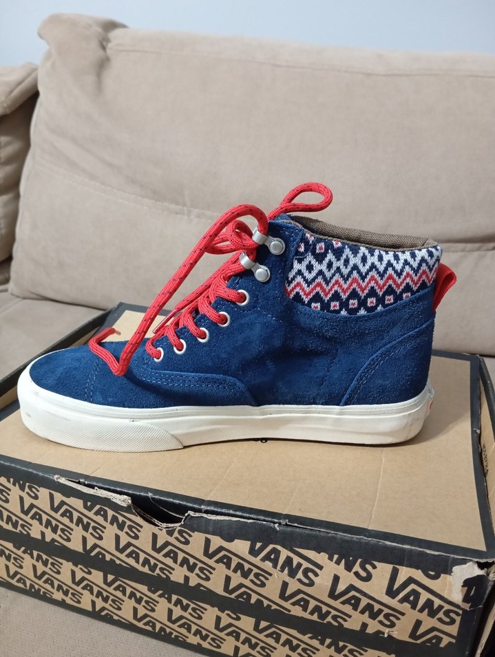 Vans Mavi Renkli Street Wear Spor Ayakkabı - Görsel 5