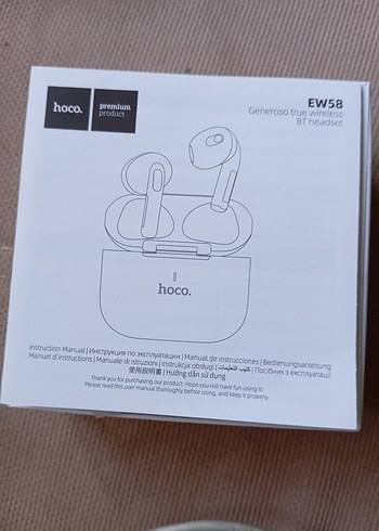 Hoco EW58 Kablosuz Beyaz Kulaklık - Görsel 2