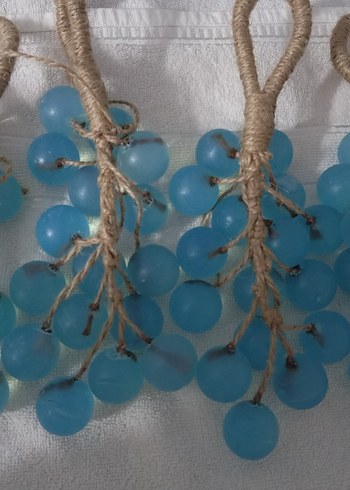 Üzüm Görünümlü Dekoratif okyanus kokulu el yapımı Sabun - Görsel 2