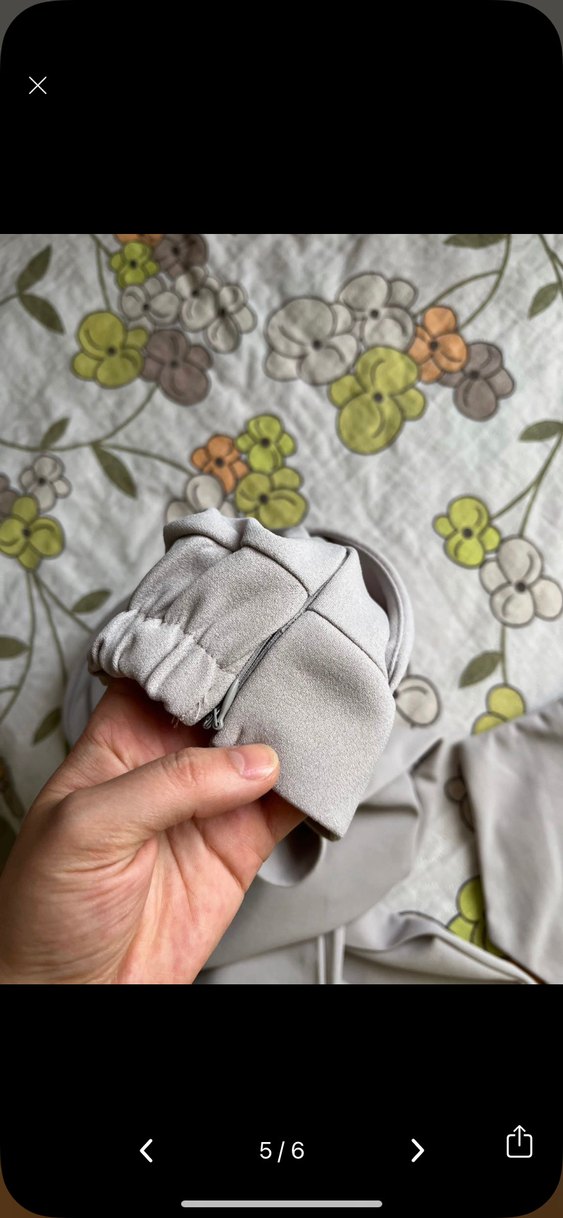 V Yaka Kolsuz Midi Keten Tulum - Görsel 3