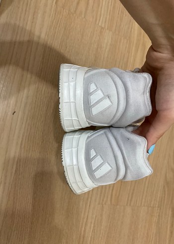 40 Beden gri Renk Adidas Beyaz Kadın Spor Ayakkabı