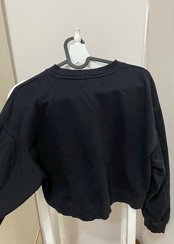 Zara Siyah Oversize Kadın Sweatshirt