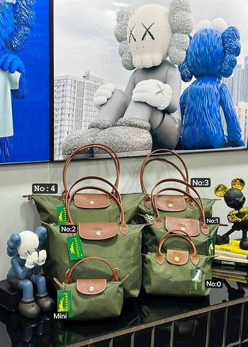 Longchamp Longchamp Siyah Mini Parisian Stil Kadın Çanta