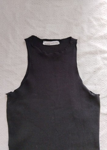 Pull&Bear Kolsuz Uzun Siyah Elbise - Görsel 2