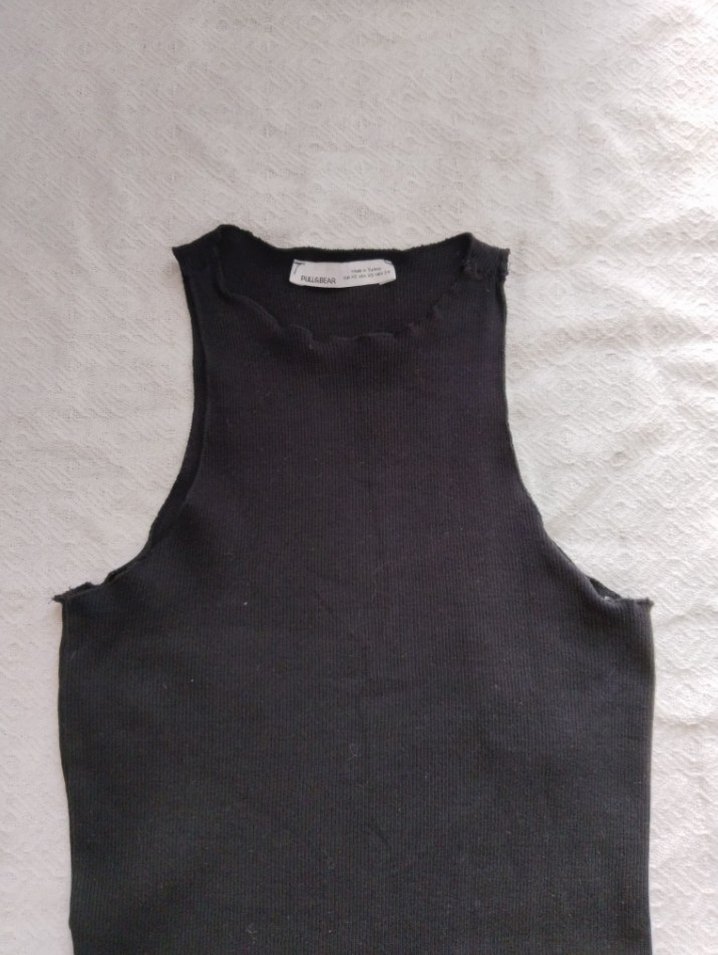 Pull&Bear Kolsuz Uzun Siyah Elbise - Görsel 2