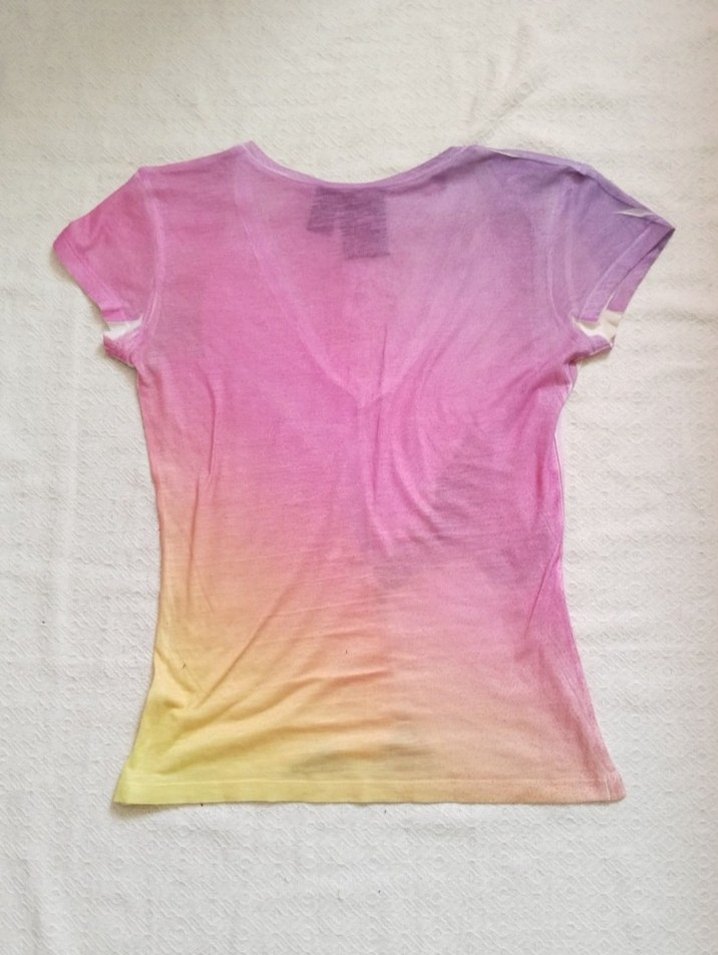 Mango Şeffaf V Yaka Renkli Üst - Görsel 2