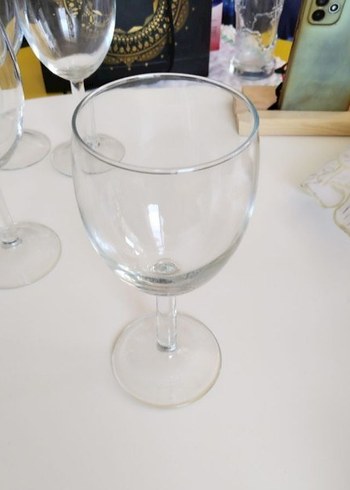 6'lı Şeffaf Şarap Kadehi Seti - Görsel 2