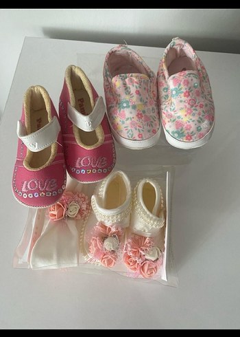 Kız Bebek Pembe İlk Adım Ayakkabısı - Görsel 2