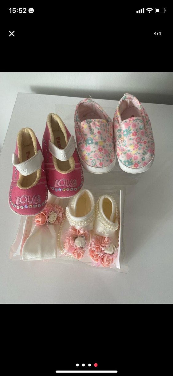 Kız Bebek Pembe İlk Adım Ayakkabısı - Görsel 2