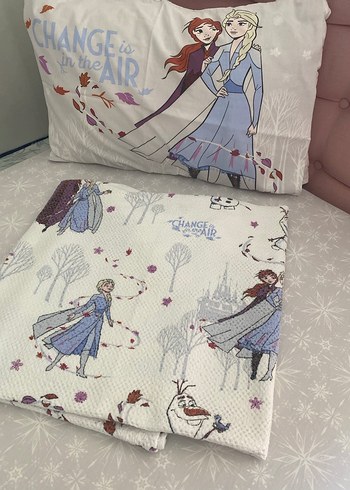 Elsa pike takımı Frozen pike çarşaf ve Yastık Kılıfı - Görsel 3